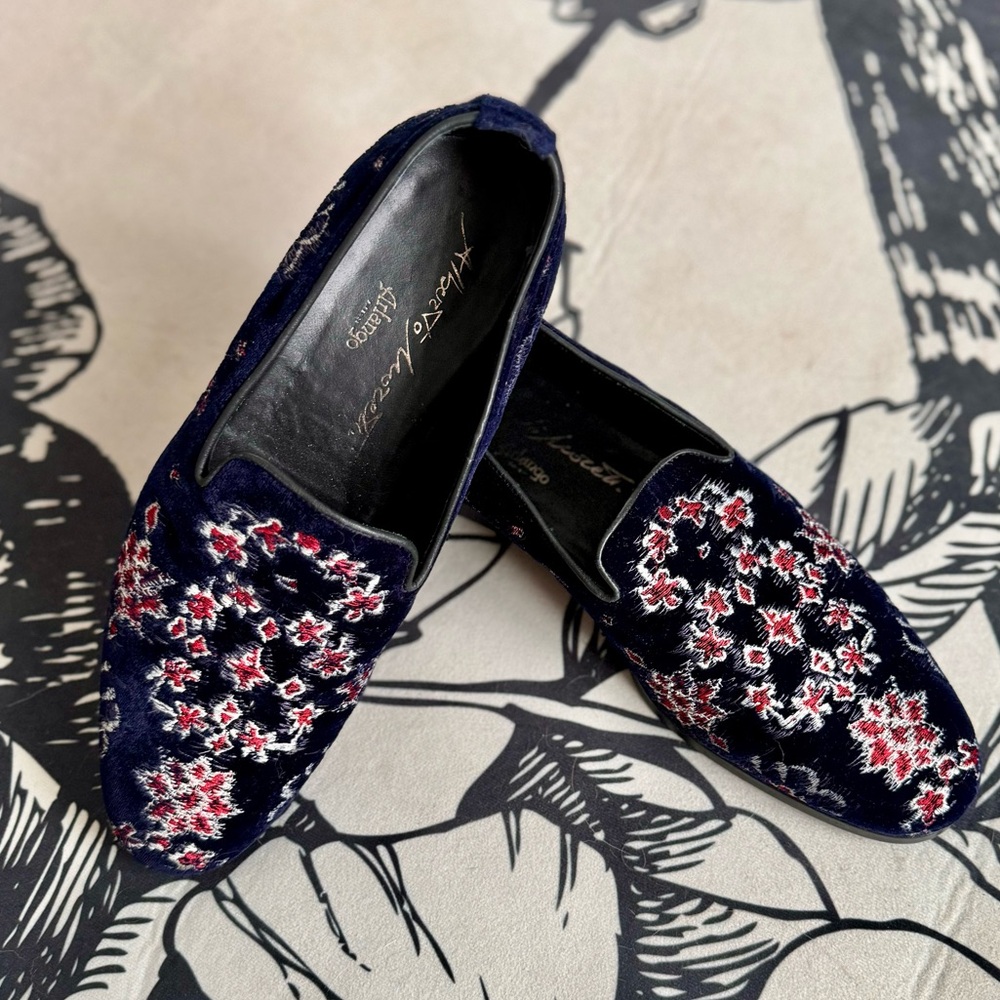 Alberto Moretti Arfango Embroidered Loafer